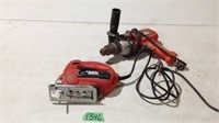 Black and Decker drill and jig saw