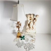 Table Lamp, Statue, Display Stand