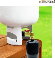KERUKEXI Propane Refill Elbow Adapter with On/Off