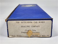 BETHLEHEM CAR WORKS READING CO BAGGAGE UNUSED