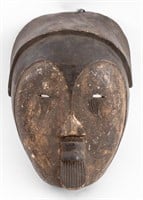 African Hand-Carved Wood Mask
