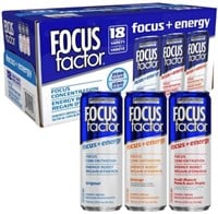 28-Pk Focus Factor Energy Drink 355 mL