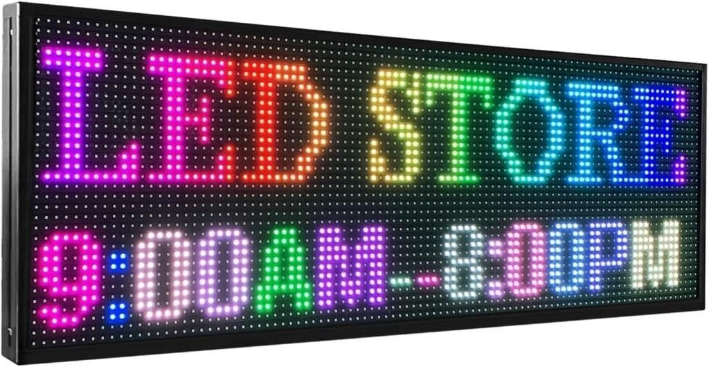 NEW P10 LED Sign Outdoor Full Color Programmable