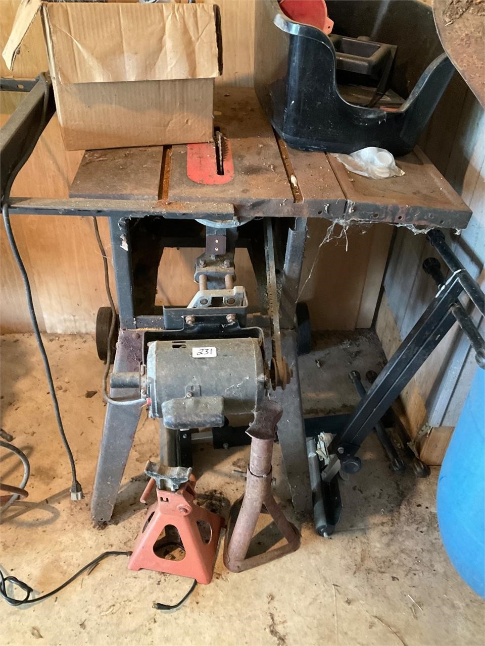Table saw rollers , jacks and other