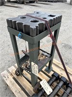 Swage Block W/ Cart & Tools