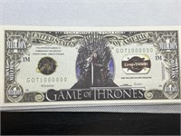 Game of Thrones Banknote