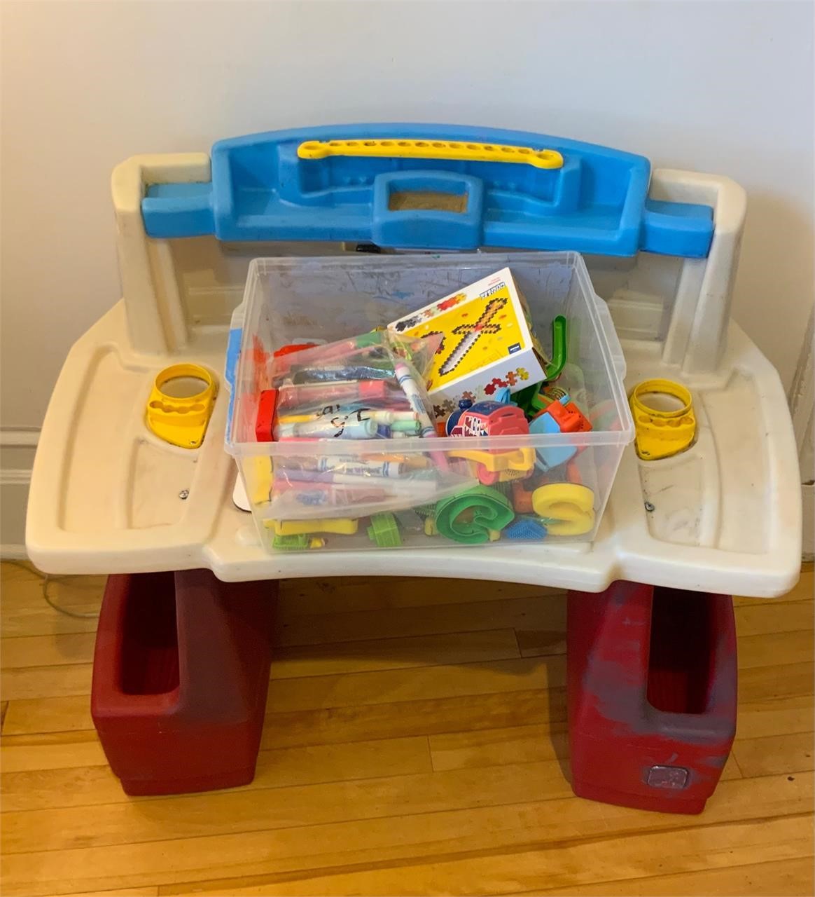 Toddler's Art Desk, Markers, Toys