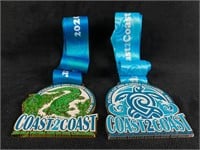 Pair of Florida Virtual Race Medals JB