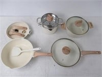 $219 - "As Is" 10-Pc CAROTE Pots and Pans Set Nons