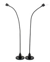 Sunnex Halogen Adjustable Floor Lamps, Pair