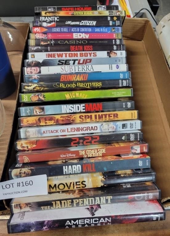 APPROX 23 ASSORTED DVD MOVIES
