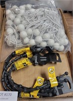 FLAT OF NOS BALL BUNGEE STRAPS