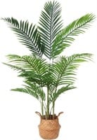 4.6Ft Ferrgoal Artificial Areca Palm Plant With