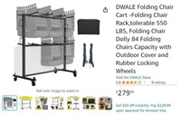 B2379 DWALE Folding Chair Cart -Folding Chair Rack