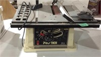 Protech tabletop saw
