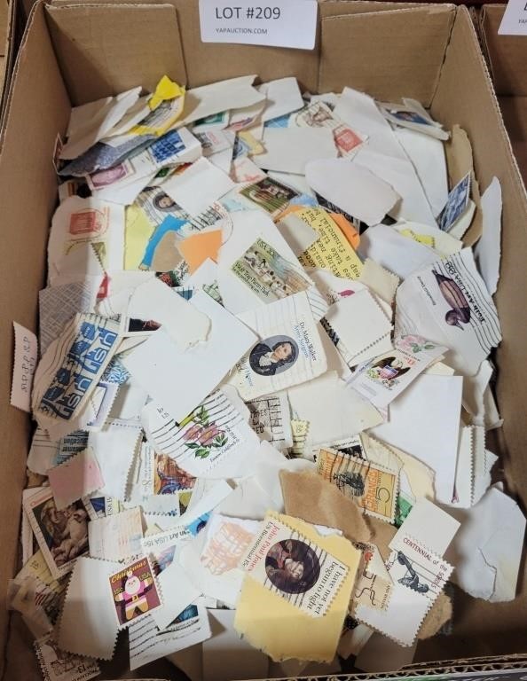 FLAT OF ASSORTED STAMPS