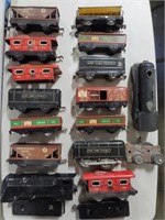 Vintage Metal Collectible Train Cars