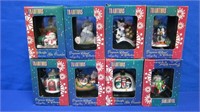 (8) Traditions Christmas Tree Ornaments ( Resin )