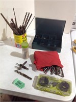 Assorted drillbits and holesaw's