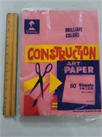 Wood Ruler & Art Construction Paper