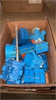 Box of Plastic Electrical Boxes