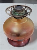 Opalescent Style Oil Lamp