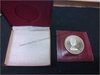 Sterling silver 1 oz Bahama $2 coin