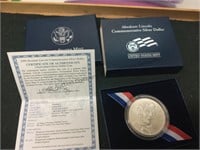 2009 Abraham Lincoln 1 oz silver dollar