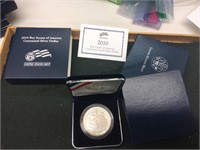 Boy Scouts of America 2010 proof silver dollar