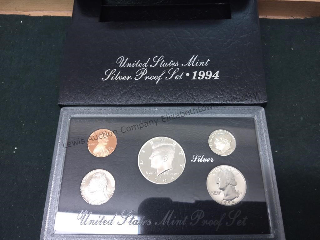 1994 Silver Proof Set with silver coins