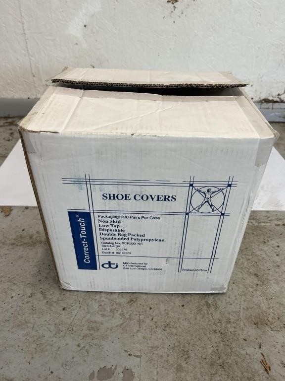 Box of shoe covers