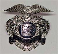 1980s Disney World Female Security Hat Badge 254