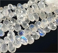 Moonstone 3mm-6mm Beads Strands Teardrop Cut Beads