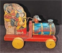 1940 Fisher Price Disney Donald Duck Train Toy