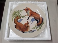 Halbert - "Foxes & Evergreen" Plate