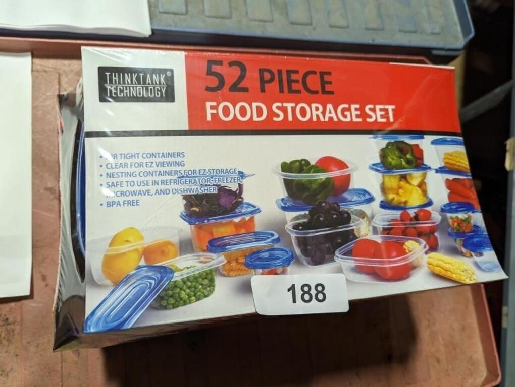 52pc Food Storage Containers