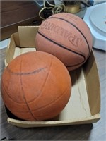 Box W/Spalding Basketballs