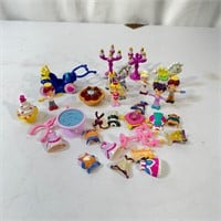 Small girl playhouse toy figures