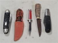 5 Piece - Pocket Knife Collection