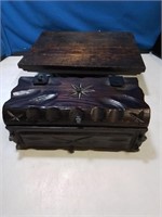 Wooden treasure or jewelry box
