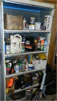 Metal Shelf & Contents Oil & Cleaning
