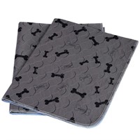 Washable Dog Pee Pads with Free Grooming Gloves,No