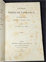 1883 Les Rois Freres De Napoleon Hardcover Book