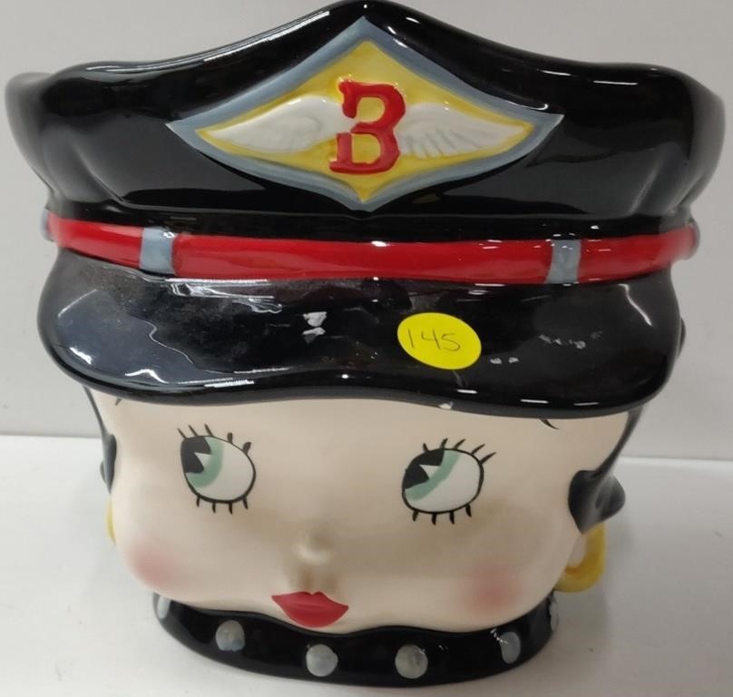 Betty Boop Head Cookie Jar