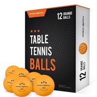 PRO SPIN Ping Pong Balls - Orange 3-Star 40+ Table