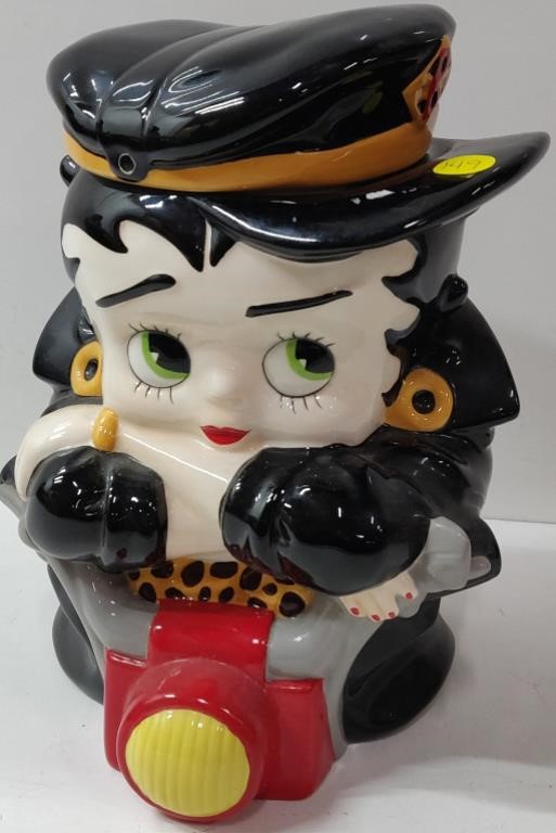 Betty Boop Motorcycle Cookie Jar