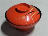 Orange Oriental Bowl