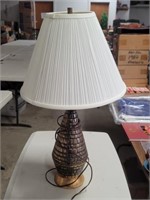 Patterned Base Table Top Lamp