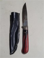 Vintage Knife W/Leather Sleeve