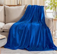 (new)Blue Throw Blanket Fleece Blanket